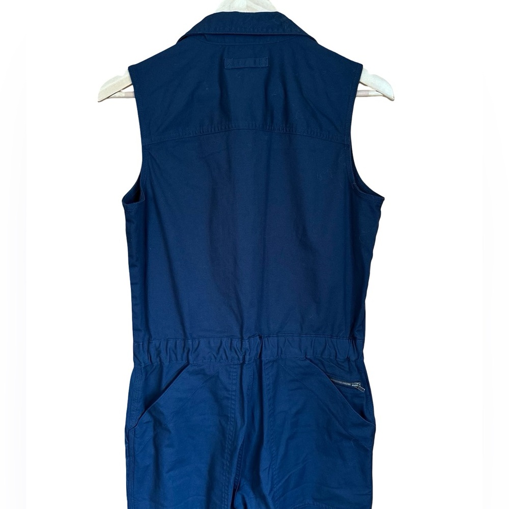 NWT Duluth Trading DuluthFlex Fire Hose COOLMAX Coveralls Navy Sleeveless XS - Picture 6 of 14
